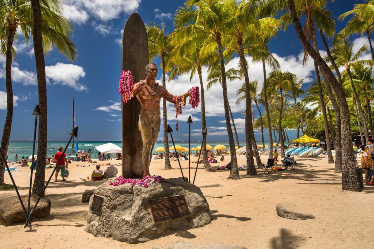 Aloha Vibes Await! Stylish Condo At Aloha Surf - Mountain And City Views Honolulu Kültér fotó